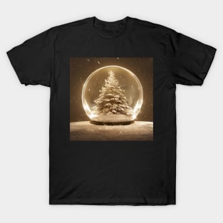 Merry Christmas Snowglobe T-Shirt